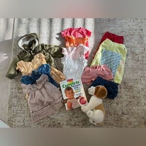 24 Month / 2T Baby Girl Clothing Bundle (15 Items)